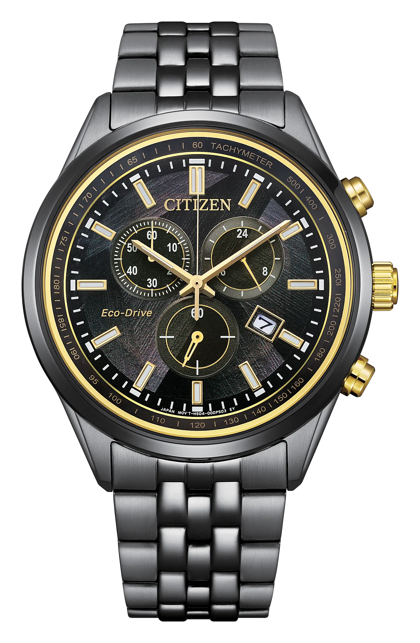 CITIZEN ブラック Lady 時計 Classic LIGHT in BLACK Black Dial Stainless Steel Bracelet AT2576